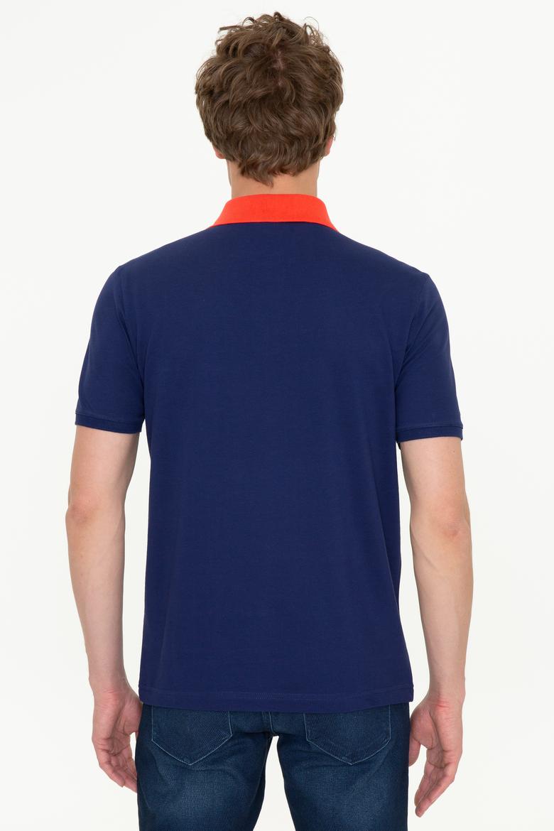 Erkek Lacivert Polo Yaka Tişört - 50247373026