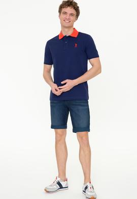 Erkek Lacivert Polo Yaka Tişört - 50247373026