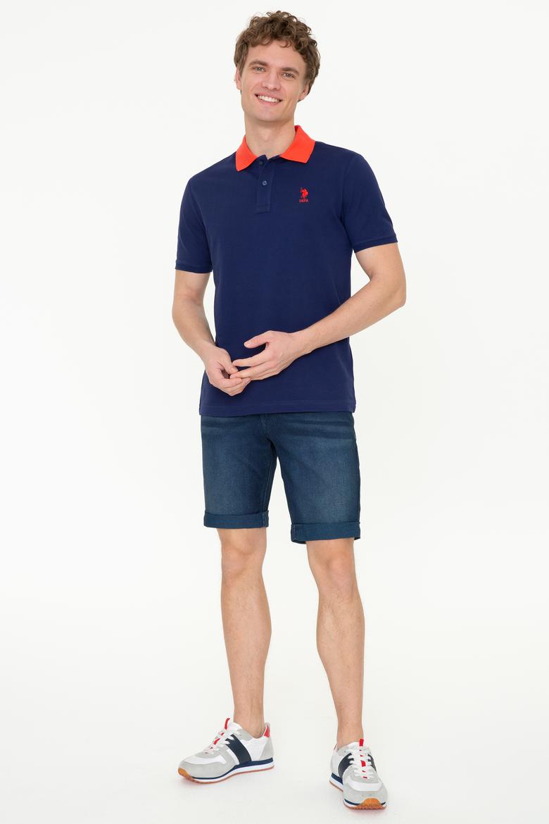 Erkek Lacivert Polo Yaka Tişört - 50247373026