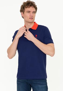 Erkek Lacivert Polo Yaka Tişört - 50247373026