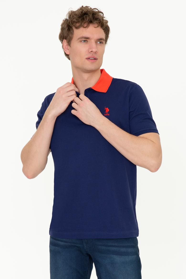 Erkek Lacivert Polo Yaka Tişört