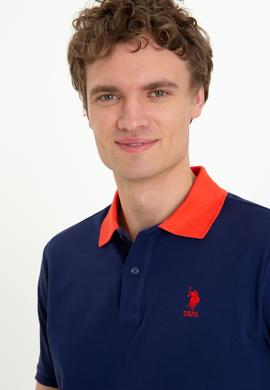 Erkek Lacivert Polo Yaka Tişört - 50247373026