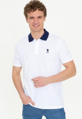 Erkek Beyaz Polo Yaka T-Shirt - 50247373016