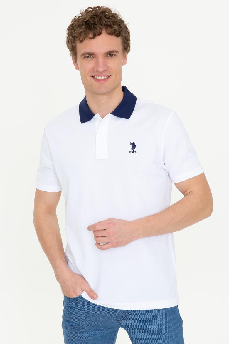 Erkek Beyaz Polo Yaka T-Shirt