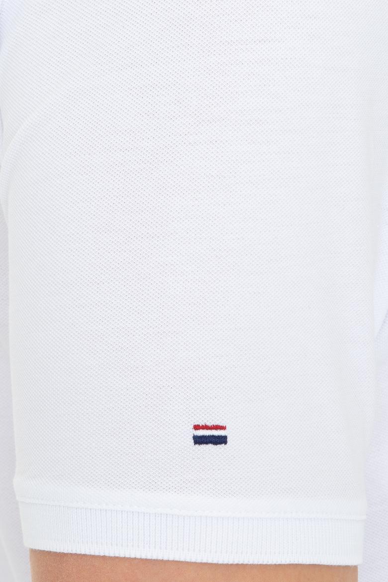 Erkek Beyaz Polo Yaka T-Shirt - 50247373016