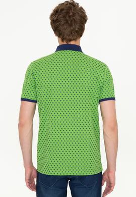 Erkek Elma Yeşili Polo Yaka Tişört - 50248937012