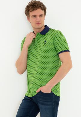 Erkek Elma Yeşili Polo Yaka Tişört - 50248937012