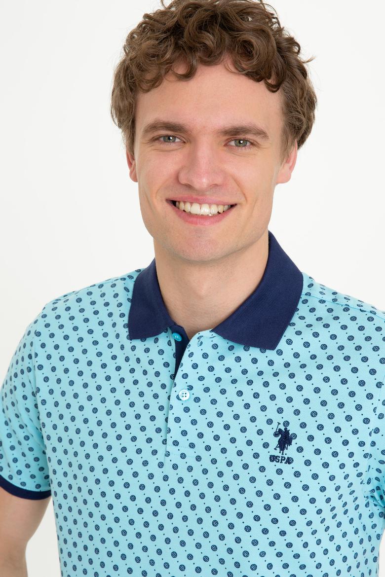 Erkek Turkuaz Polo Yaka Tişört - 50248937034