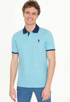 Erkek Turkuaz Polo Yaka Tişört - 50248937034