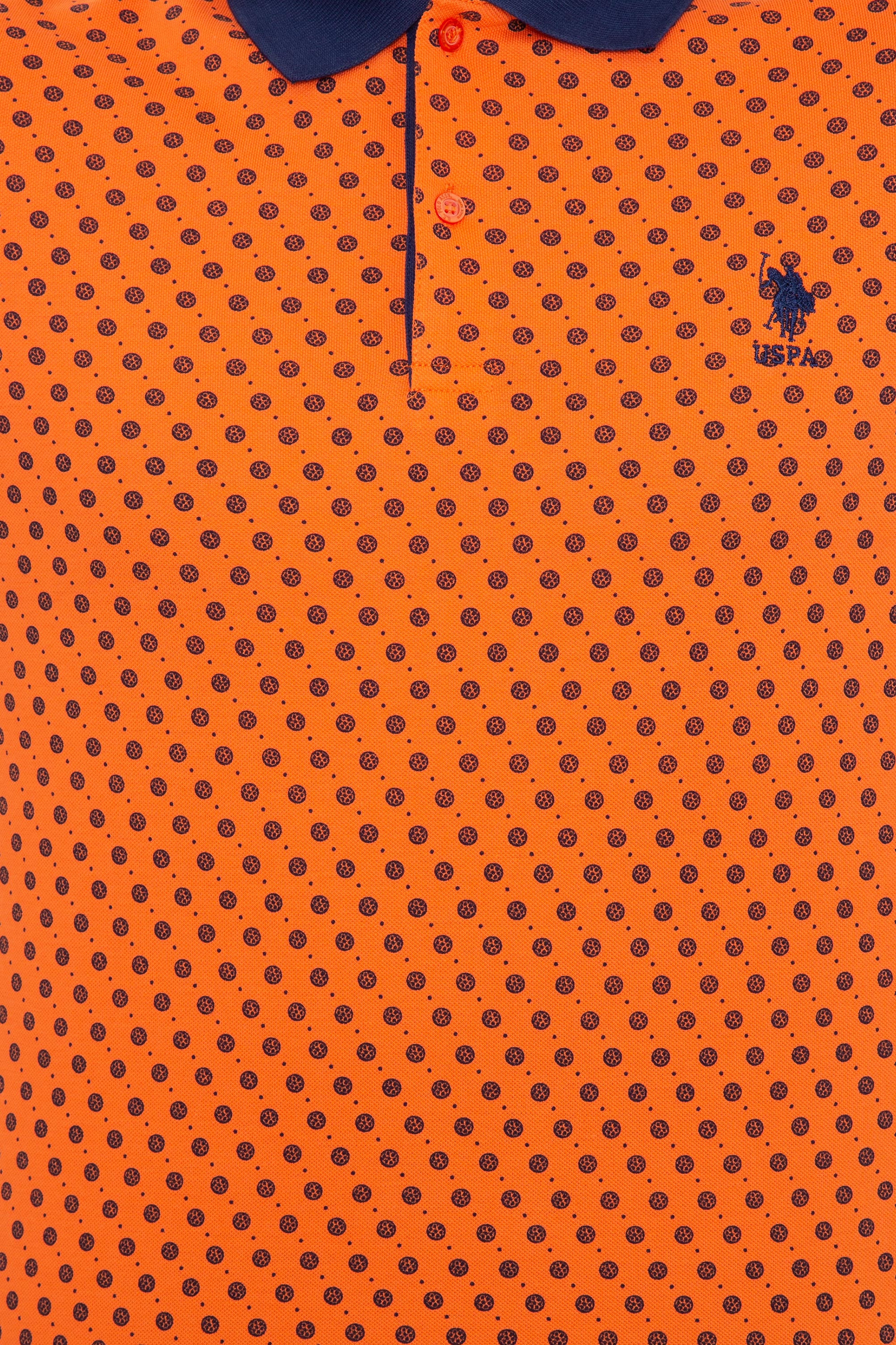 Erkek Turuncu Polo Yaka T-Shirt - Image 7