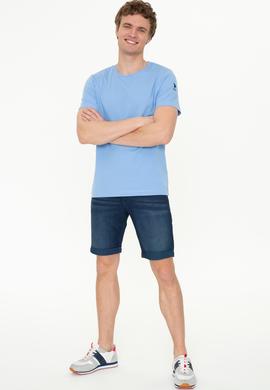 Erkek Koyu Mavi Tişört - 50251779030