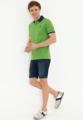 Erkek Elma Yeşili Polo Yaka Tişört - 50248937012