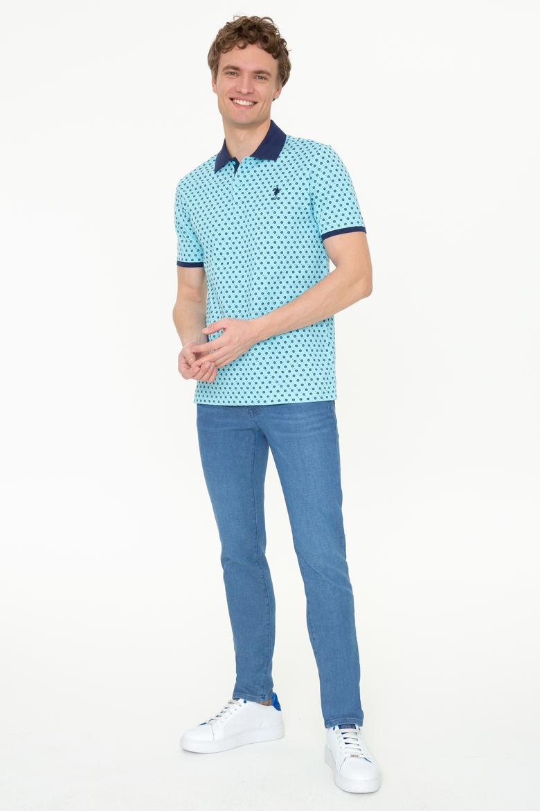 Erkek Turkuaz Polo Yaka Tişört - 50248937034