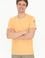 Erkek Açık Turuncu Bisiklet Yaka T-Shirt
