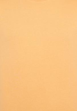 Erkek Açık Turuncu Bisiklet Yaka T-Shirt - 50251779100