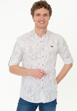 Erkek Haki Uzun Kollu Gömlek - 50246323009