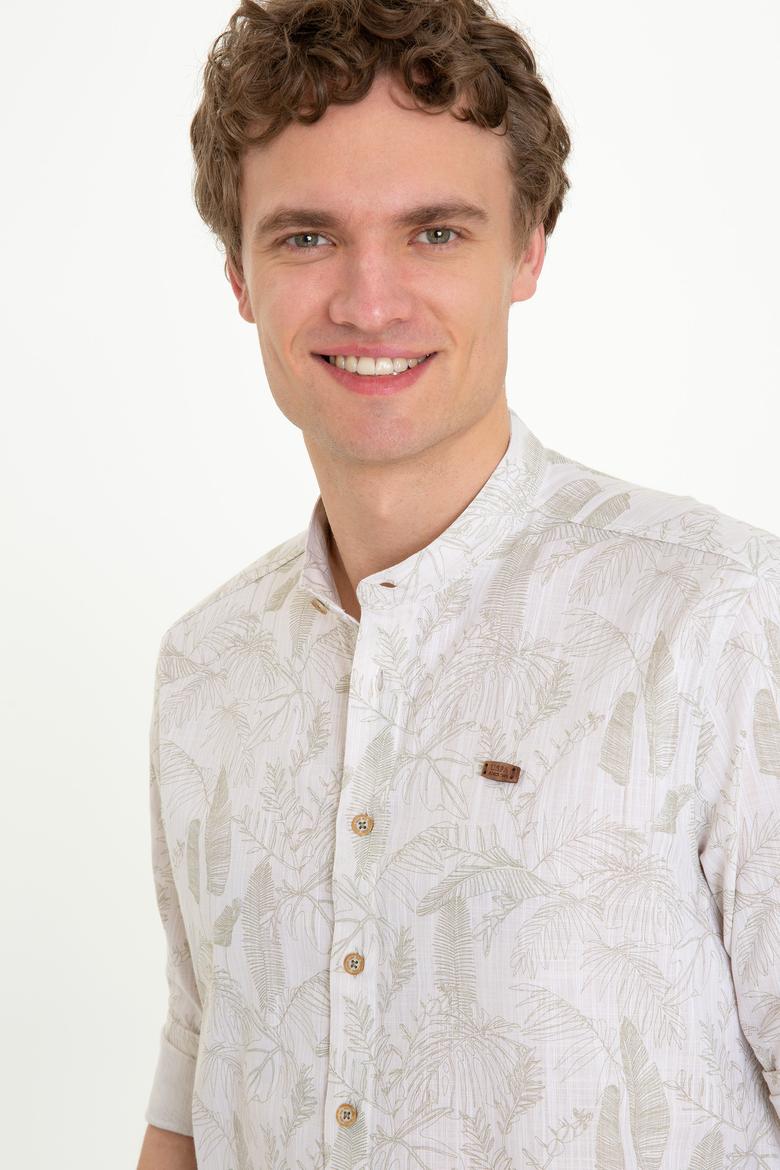 Erkek Haki Uzun Kollu Gömlek - 50246323009