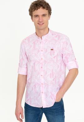 Erkek Pudra Uzun Kollu Gömlek - 50246323015