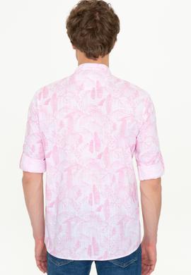 Erkek Pudra Uzun Kollu Gömlek - 50246323015