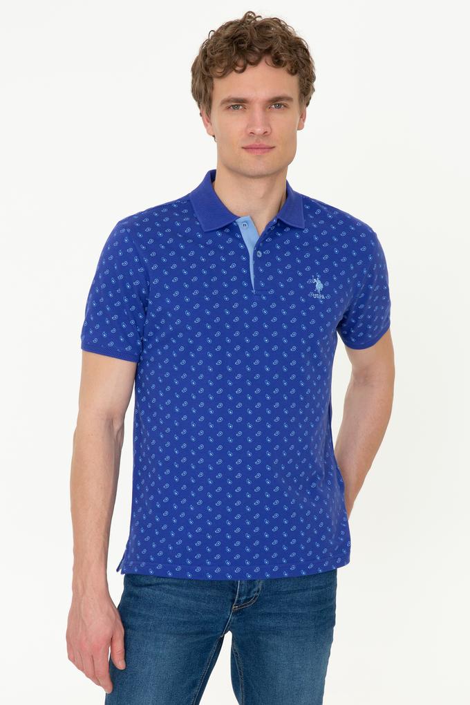 Erkek Mavi Polo Yaka Tişört