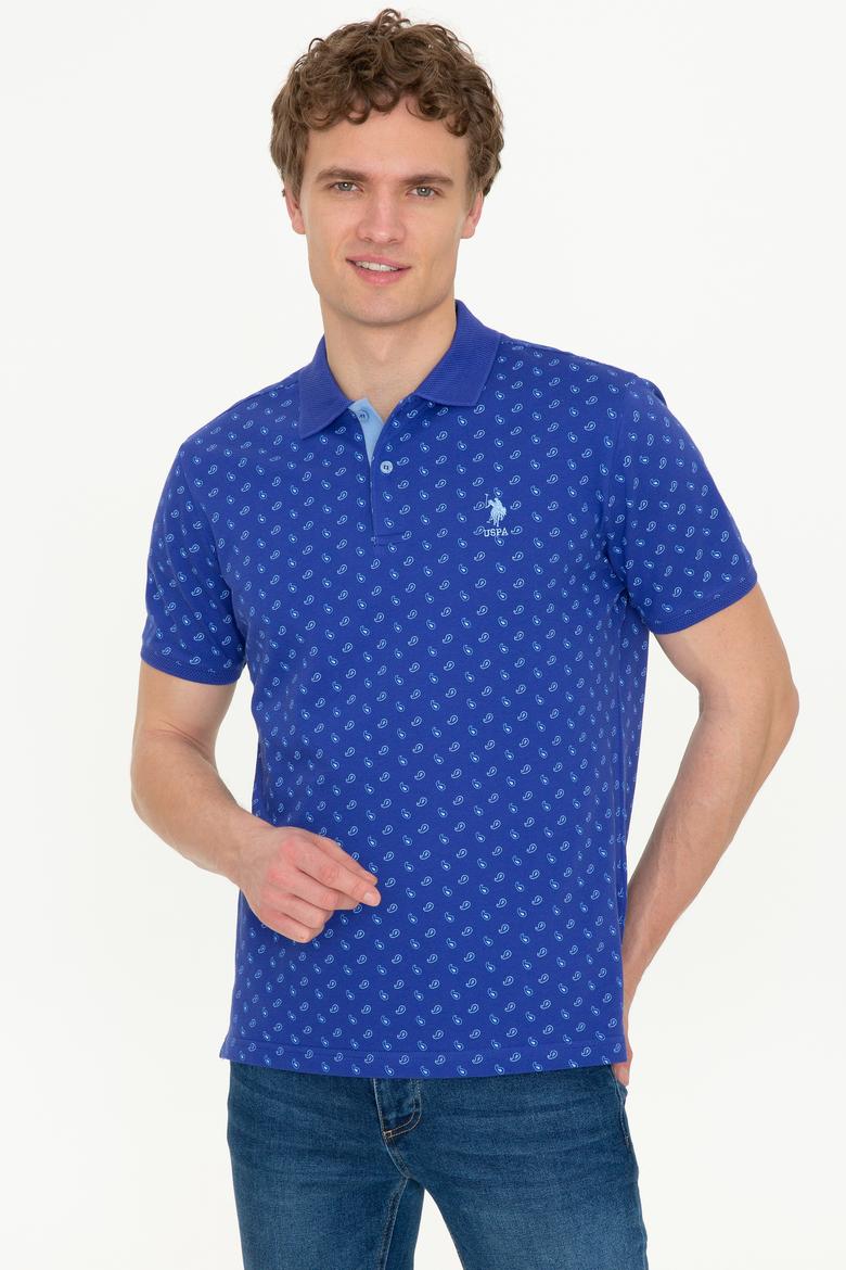 Erkek Mavi Polo Yaka Tişört - 50249134017