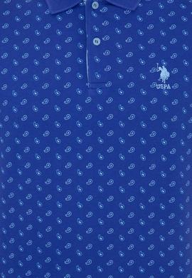 Erkek Mavi Polo Yaka Tişört - 50249134017