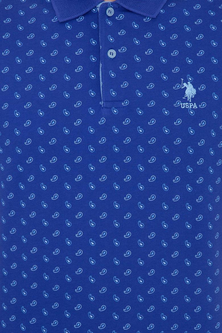 Erkek Mavi Polo Yaka Tişört - 50249134017