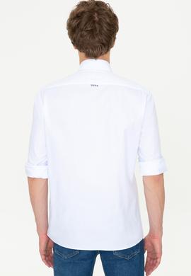 Erkek Beyaz Uzun Kollu Gömlek - 50246210007