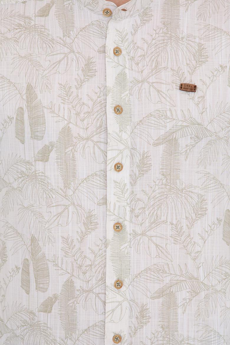 Erkek Haki Uzun Kollu Gömlek - 50246323009