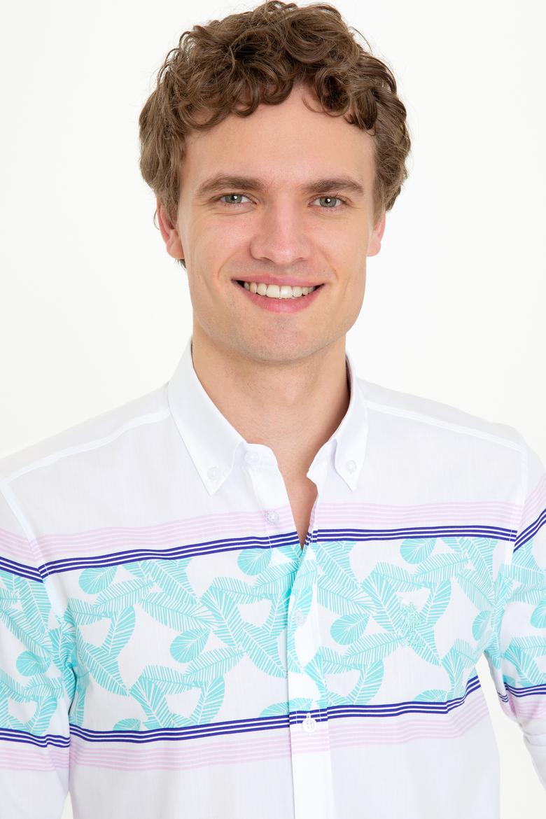 Erkek Beyaz Uzun Kollu Gömlek - 50246591001