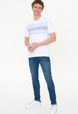 Erkek Koyu Mavi Polo Yaka Tişört - 50249161008