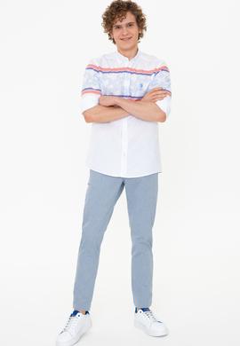 Erkek Turuncu Uzun Kollu Gömlek - 50246591013