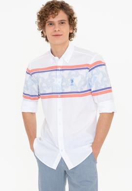 Erkek Turuncu Uzun Kollu Gömlek - 50246591013