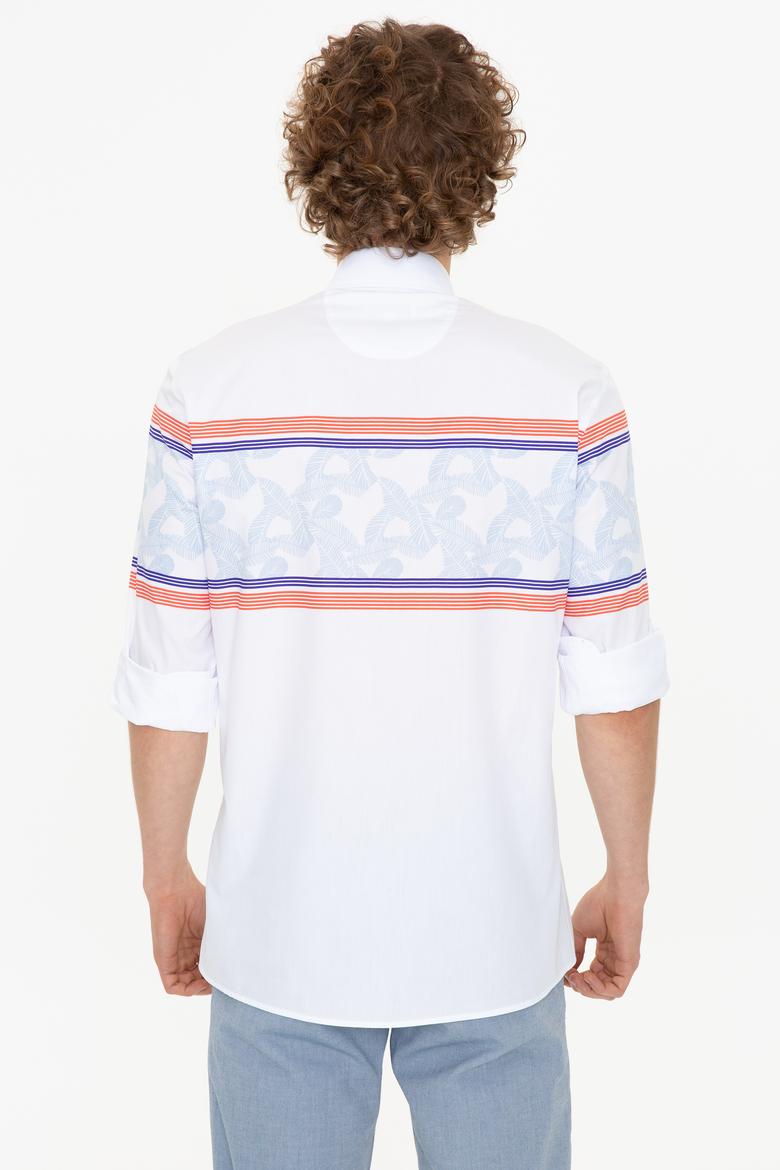 Erkek Turuncu Uzun Kollu Gömlek - 50246591013