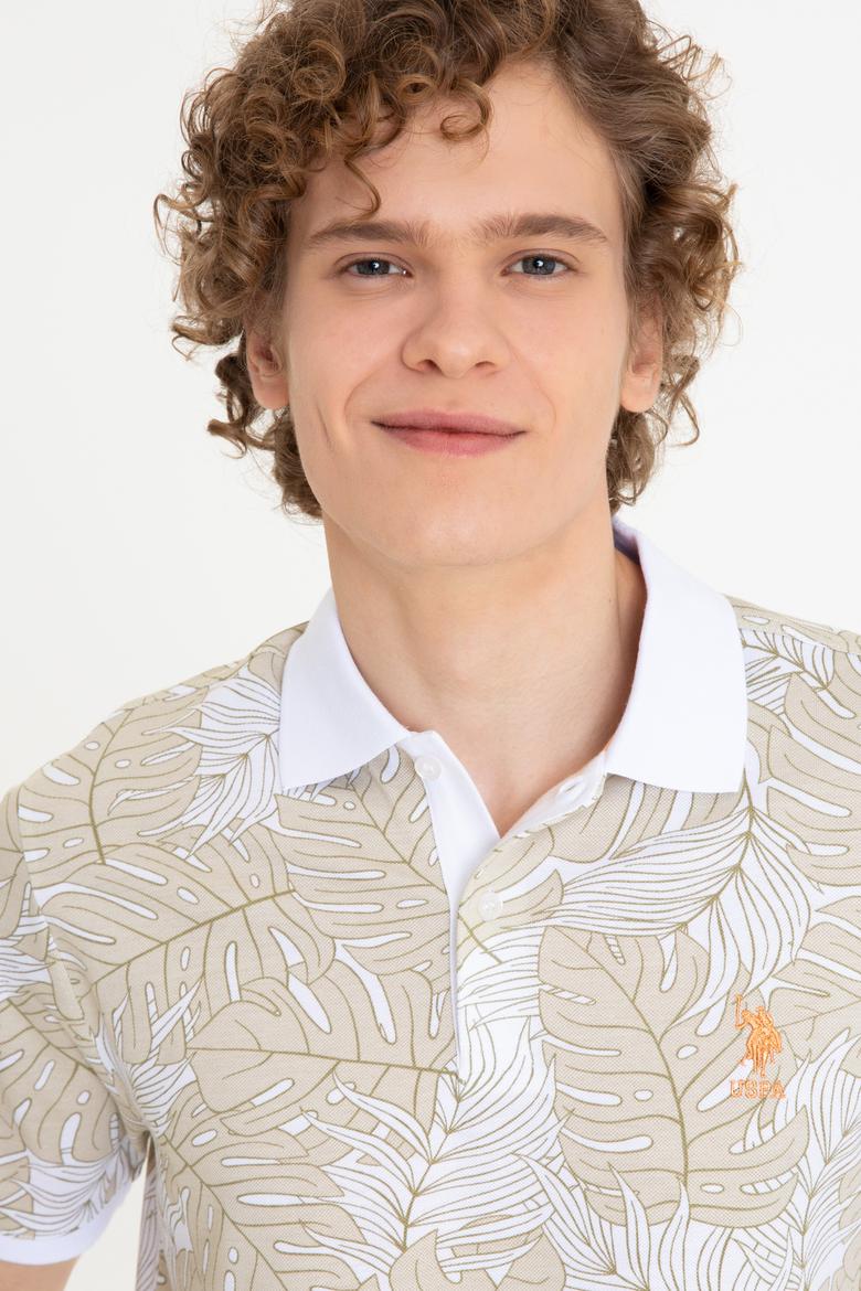 Erkek Taş Polo Yaka T-Shirt - 50249148017