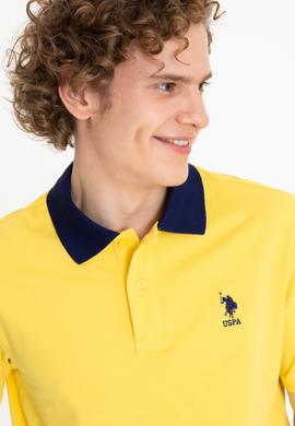 Erkek Açık Sarı Polo Yaka T-Shirt - 50247373202