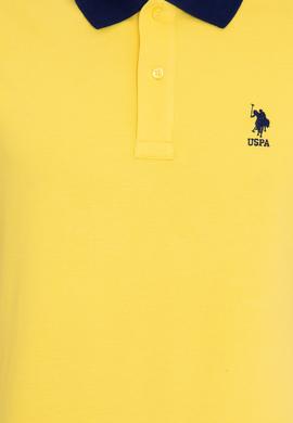 Erkek Açık Sarı Polo Yaka T-Shirt - 50247373202