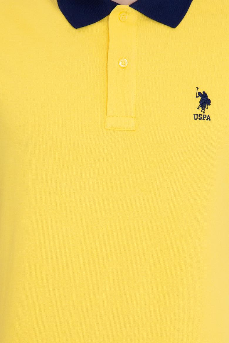 Erkek Açık Sarı Polo Yaka T-Shirt - 50247373202