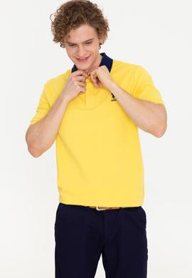 Erkek Açık Sarı Polo Yaka T-Shirt - 50247373202