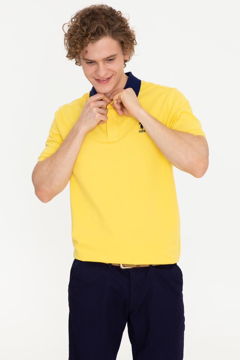 Erkek Açık Sarı Polo Yaka T-Shirt - 50247373202