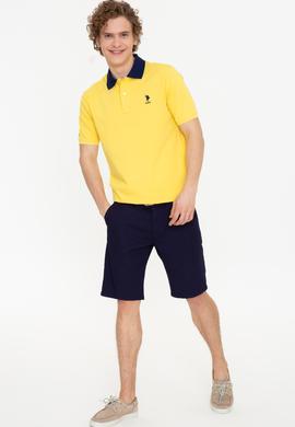 Erkek Açık Sarı Polo Yaka T-Shirt - 50247373202