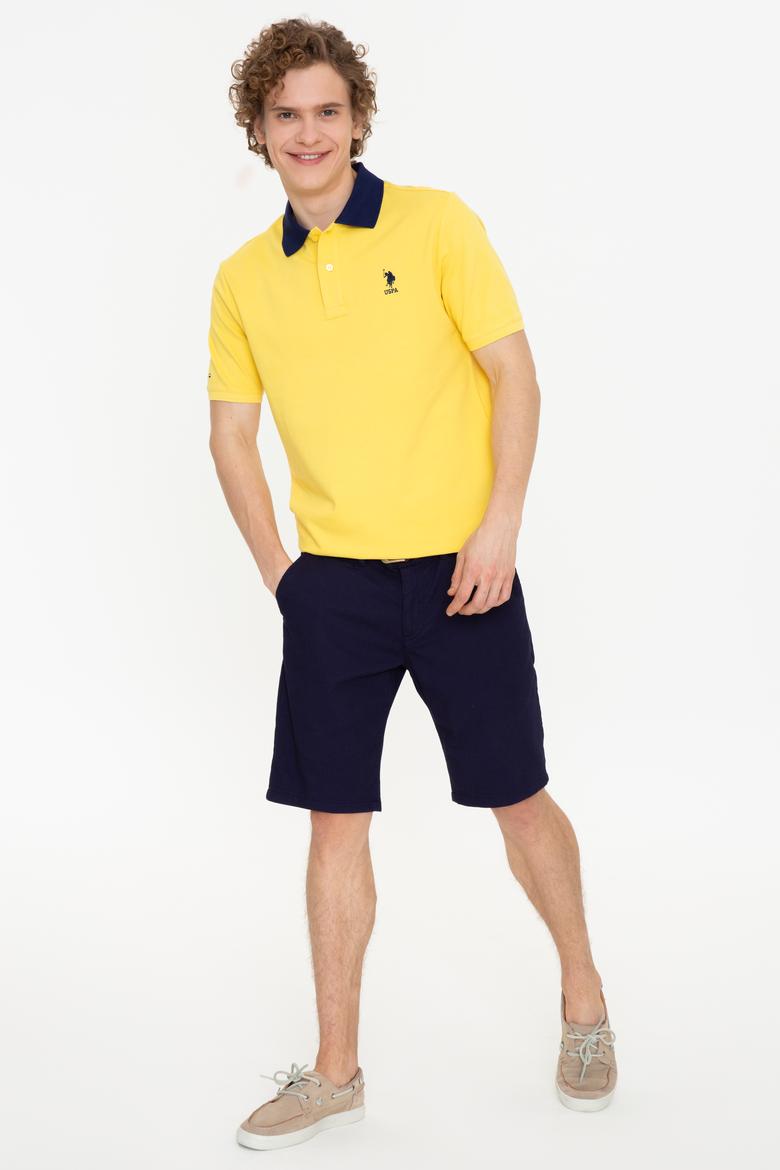 Erkek Açık Sarı Polo Yaka T-Shirt - 50247373202