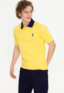 Erkek Açık Sarı Polo Yaka T-Shirt - 50247373202