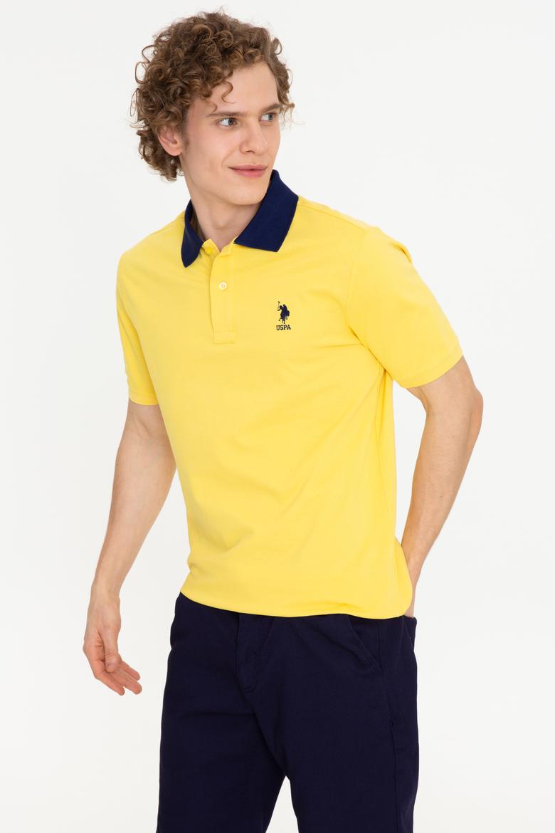 Erkek Açık Sarı Polo Yaka T-Shirt - 50247373202