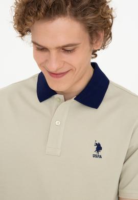 Erkek Taş Polo Yaka T-Shirt - 50247373263