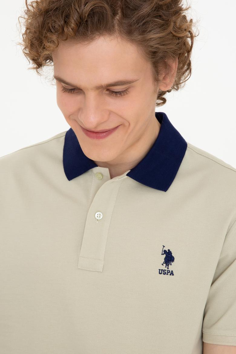 Erkek Taş Polo Yaka T-Shirt - 50247373263