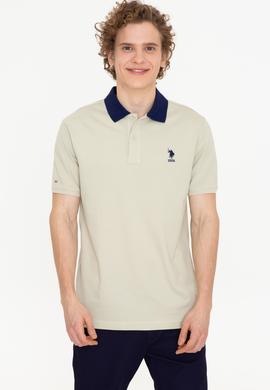 Erkek Taş Polo Yaka T-Shirt - 50247373263