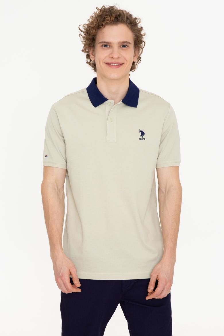 Erkek Taş Polo Yaka T-Shirt
