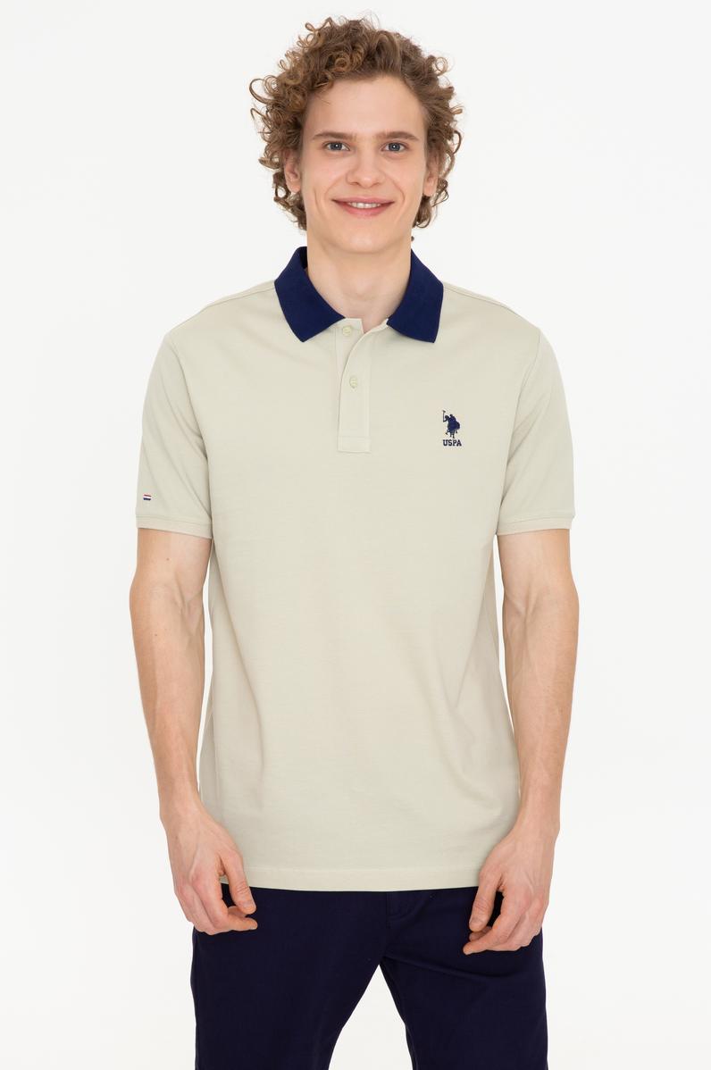 Erkek Taş Polo Yaka T-Shirt