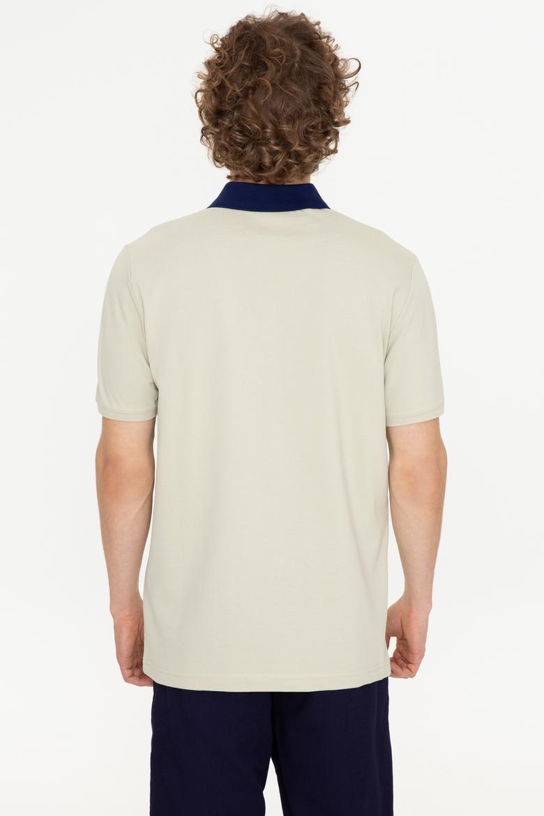 Erkek Taş Polo Yaka T-Shirt - 50247373263